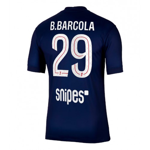 Paris Saint-Germain Bradley Barcola #29 Hemmatröja 2025-26 Kortärmad Paris Saint-Germain Bradley Barcola #29 Hemmatröja 2025-26 Kortärmad